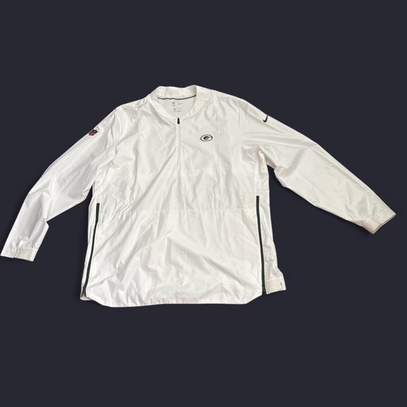 Nike Other - Green Bay Packers Nike White Windbreaker Jacket